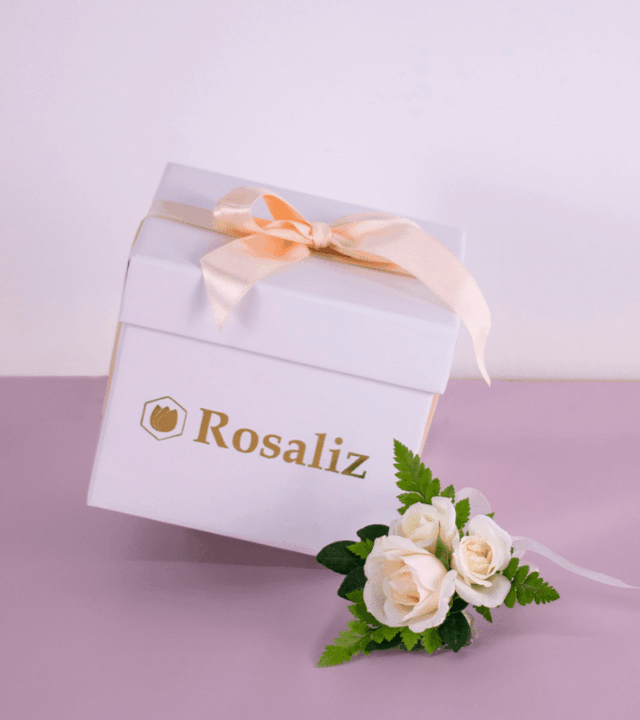 Botonier Mini Rosa Blanca