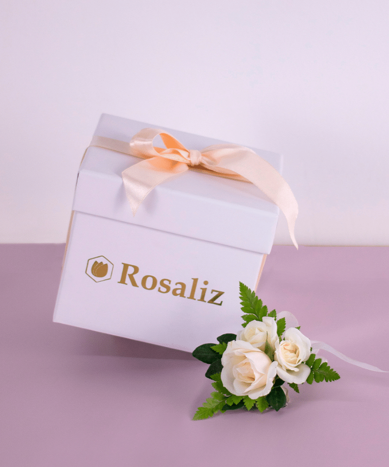 Botonier Mini Rosa Blanca