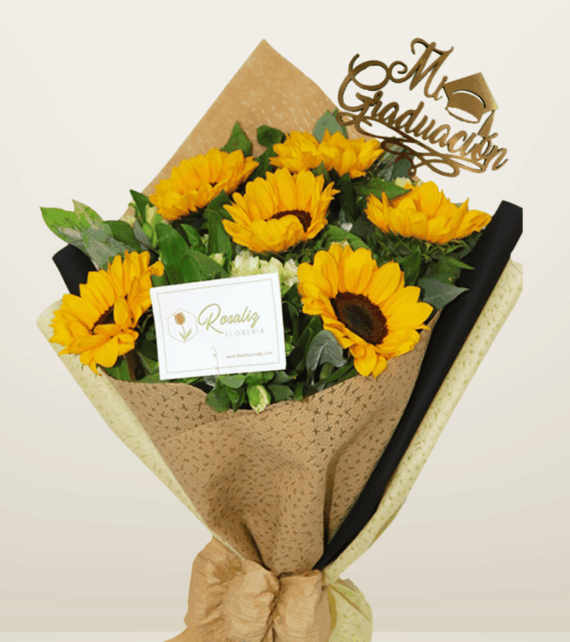 Ramo de Girasoles Graduado